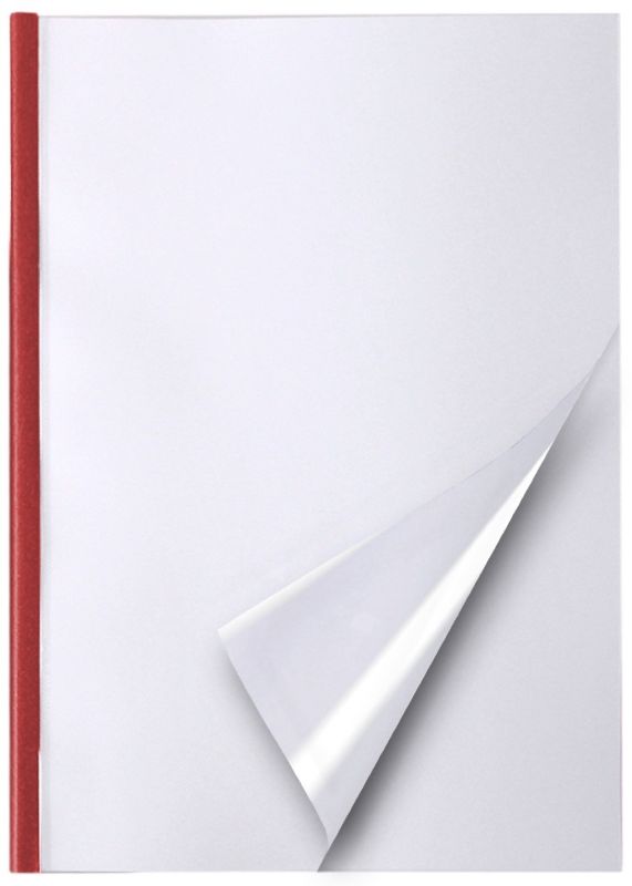 Термообкладка пластикова Crystal Flex Cover, A4, 40 бордова