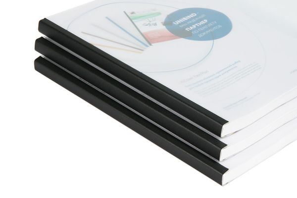 Термообкладинка пластикова Crystal Flex Cover, A4, 80 чорна