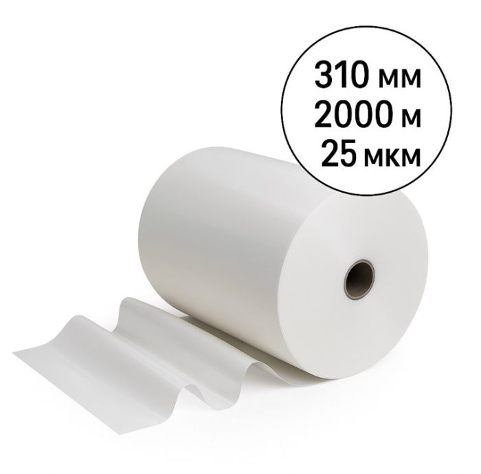 Плівка рулонна TOSHEN, 310 мм, 2000 м, 25 мкм, глянець