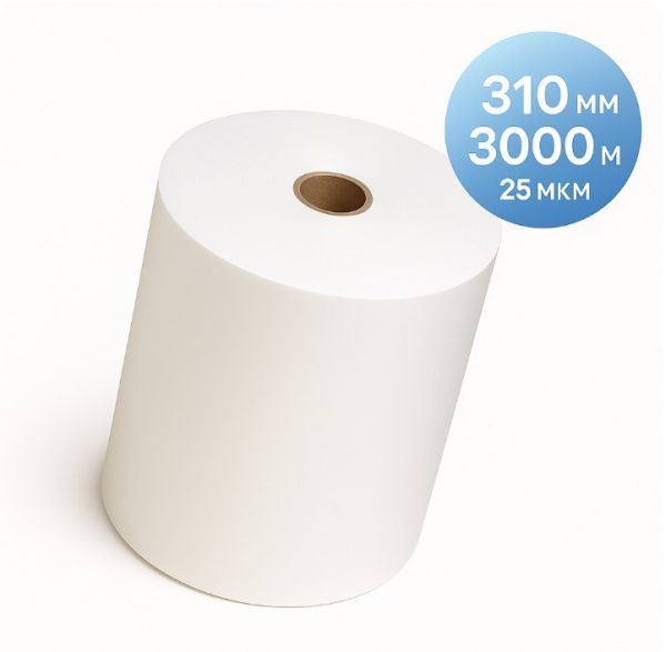 Плівка рулонна TOSHEN, 310 мм, 3000 м, 25 мкм, глянець