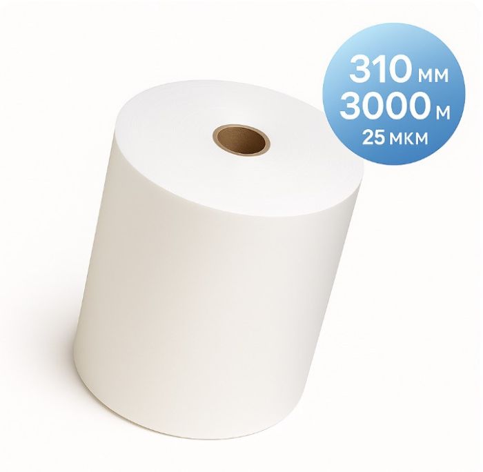 Плівка рулонна TOSHEN, 310 мм, 3000 м, 25 мкм, глянець