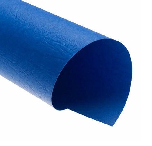 Обкладинки А4 картонні "під шкіру" 230 г, темно-сині, 100 шт