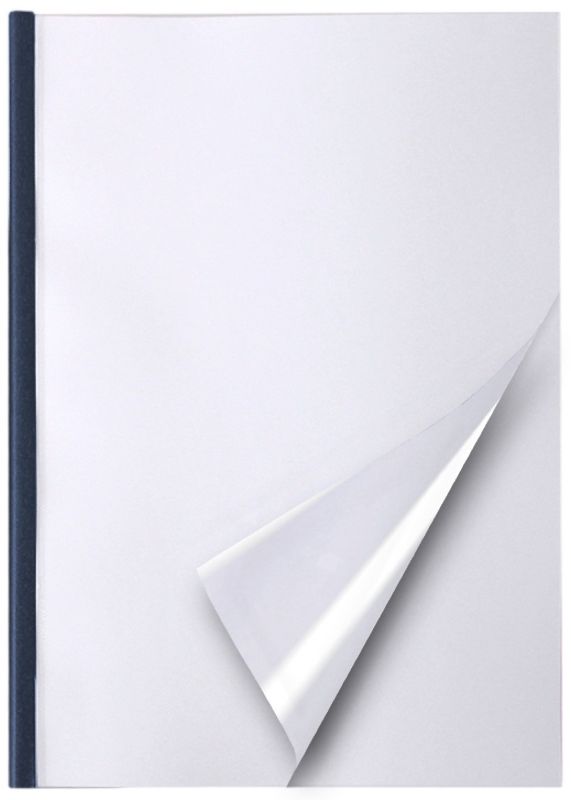 Термообкладинка пластикова Crystal Flex Cover, A4, 80 темно-синій