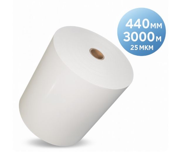 Плівка рулонна TOSHEN, 440 мм, 3000 м, 25 мкм, глянець