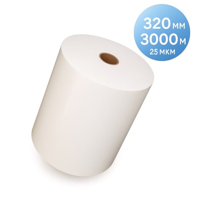 Плівка рулонна TOSHEN, 320 мм, 3000 м, 25 мкм, глянець