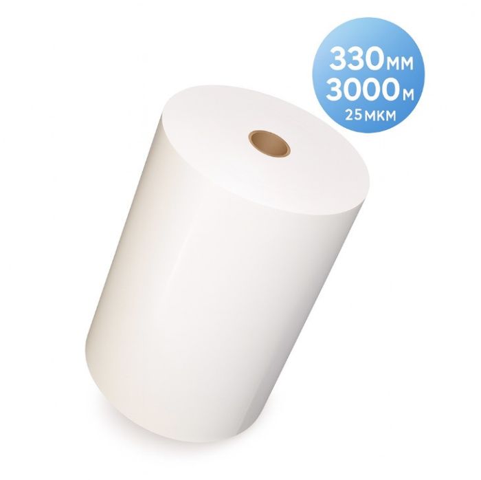 Плівка рулонна TOSHEN, 330 мм, 3000 м, 25 мкм, глянцева