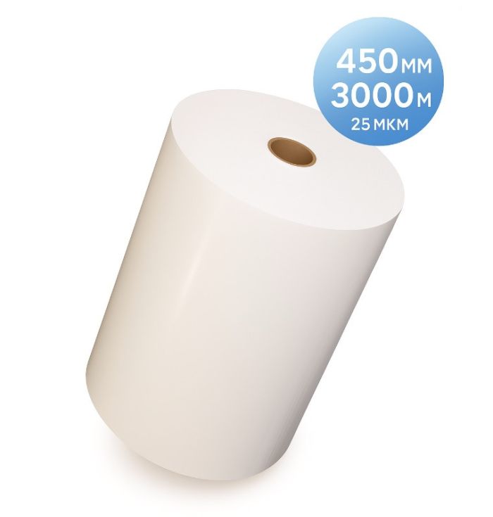 Плівка рулонна TOSHEN, 450 мм, 3000 м, 25 мкм, глянець